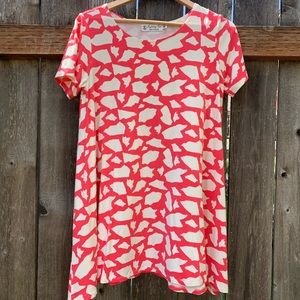 Pink Print Fighting Eel Women’s Dress (S)